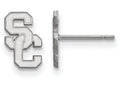 Logoart 925 Sterling Silver University Of Southern California Extra Small Post Earrings