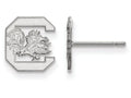 LogoArt Sterling Silver University Of South Carolina Xs Post Earrings