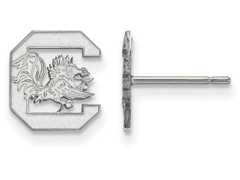LogoArt Sterling Silver University Of South Carolina Xs Post Earrings