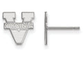 LogoArt Sterling Silver University Of Virginia Xs Post Earrings