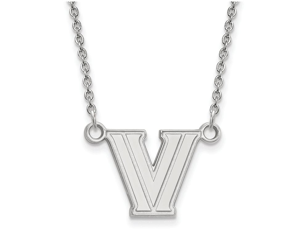 LogoArt Sterling Silver Villanova University Small Pendant Necklace