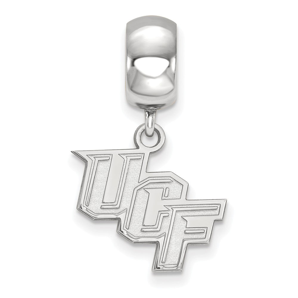 LogoArt Sterling Silver Rice University Large Enamel Pendant Necklace