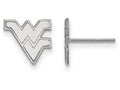 LogoArt Sterling Silver West Virginia University Xs Post Earrings