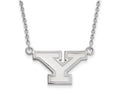 LogoArt Sterling Silver Youngstown State University Small Pendant Necklace