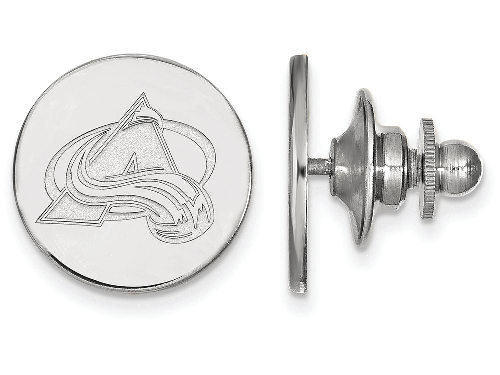 LogoArt Sterling Silver Colorado Avalanche Lapel Pin