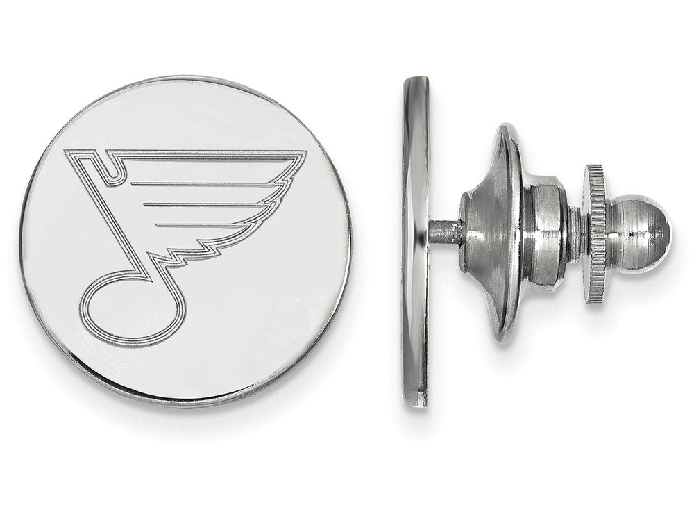 LogoArt Sterling Silver St. Louis Blues Lapel Pin