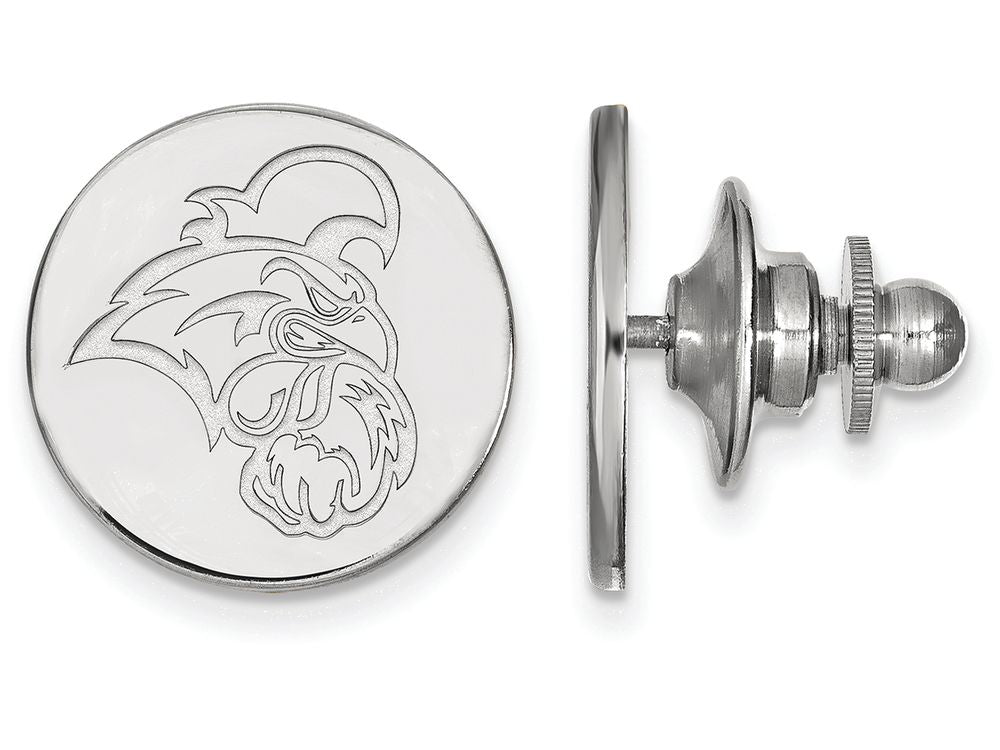 LogoArt Sterling Silver Coastal Carolina University Lapel Pin