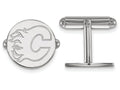 LogoArt Sterling Silver Calgary Flames Cuff Links