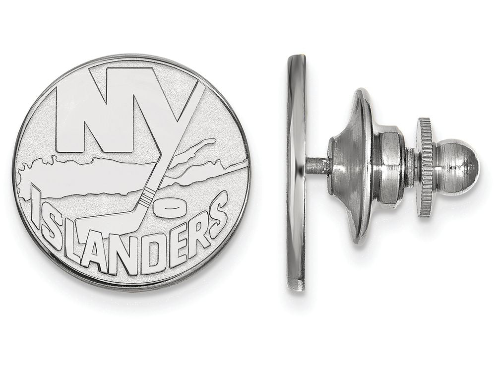 LogoArt Sterling Silver New York Islanders Lapel Pin
