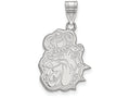 LogoArt Sterling Silver James Madison University Large Pendant Necklace