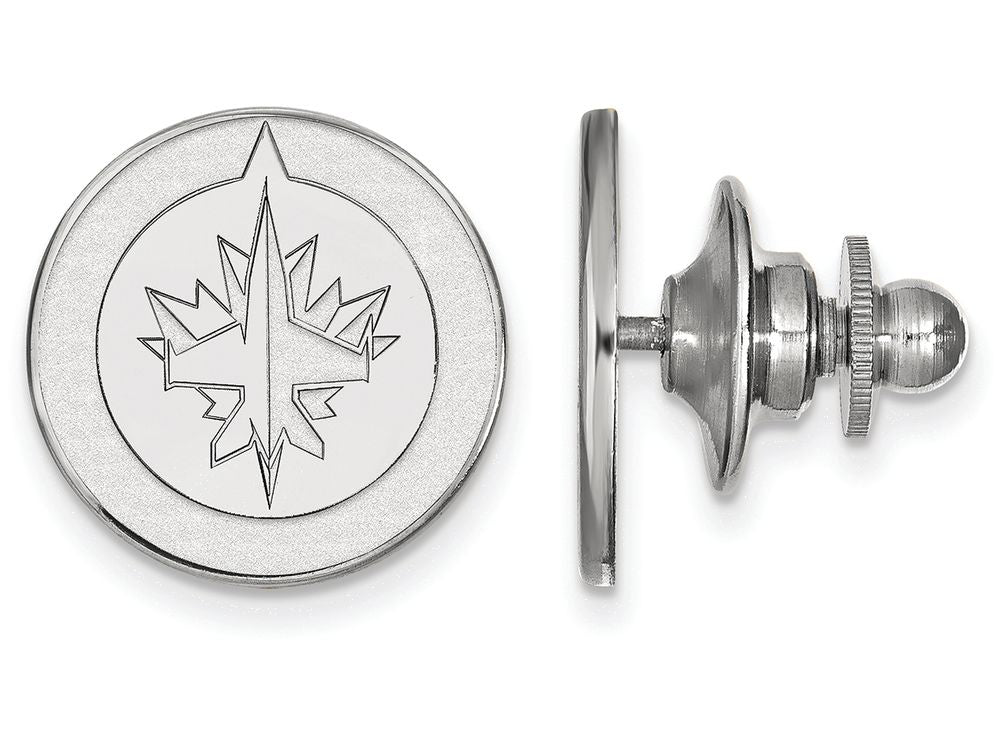 LogoArt Sterling Silver Winnipeg Jets Lapel Pin