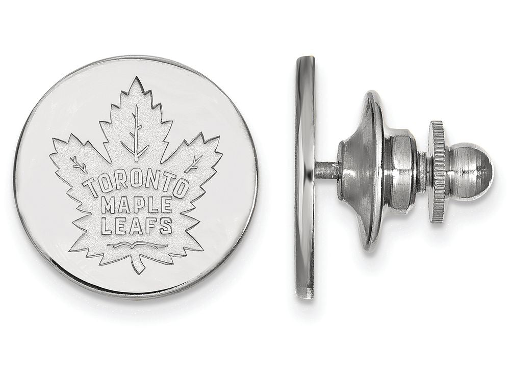 LogoArt Sterling Silver Toronto Maple Leafs Lapel Pin