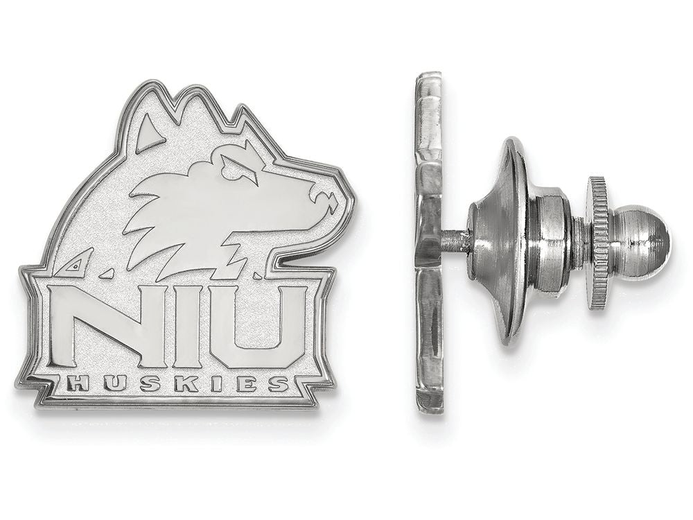 LogoArt Sterling Silver Northern Illinois University Lapel Pin