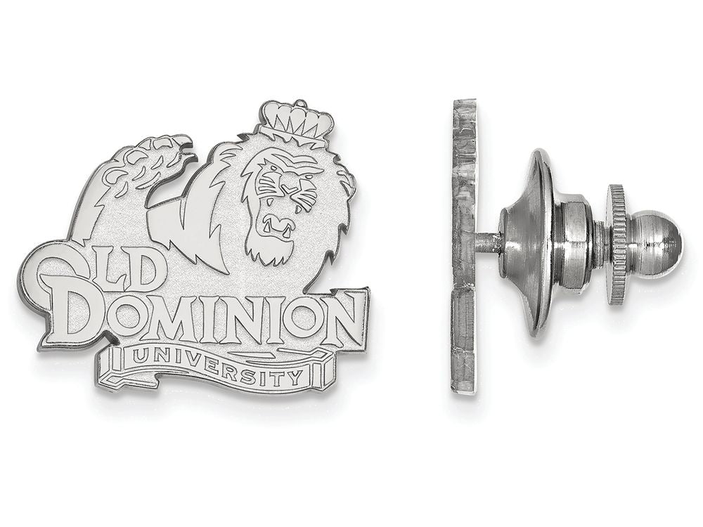 LogoArt Sterling Silver Old Dominion University Lapel Pin