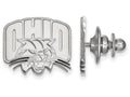 LogoArt Sterling Silver Ohio University Lapel Pin