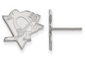 LogoArt Sterling Silver Pittsburgh Penguins Small Post Earrings
