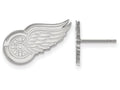 LogoArt Sterling Silver Detroit Red Wings Small Post Earrings
