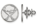 LogoArt Sterling Silver Buffalo Sabres Lapel Pin