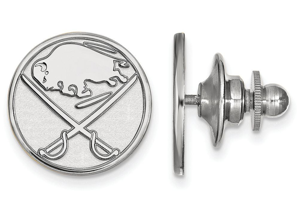 LogoArt Sterling Silver Buffalo Sabres Lapel Pin