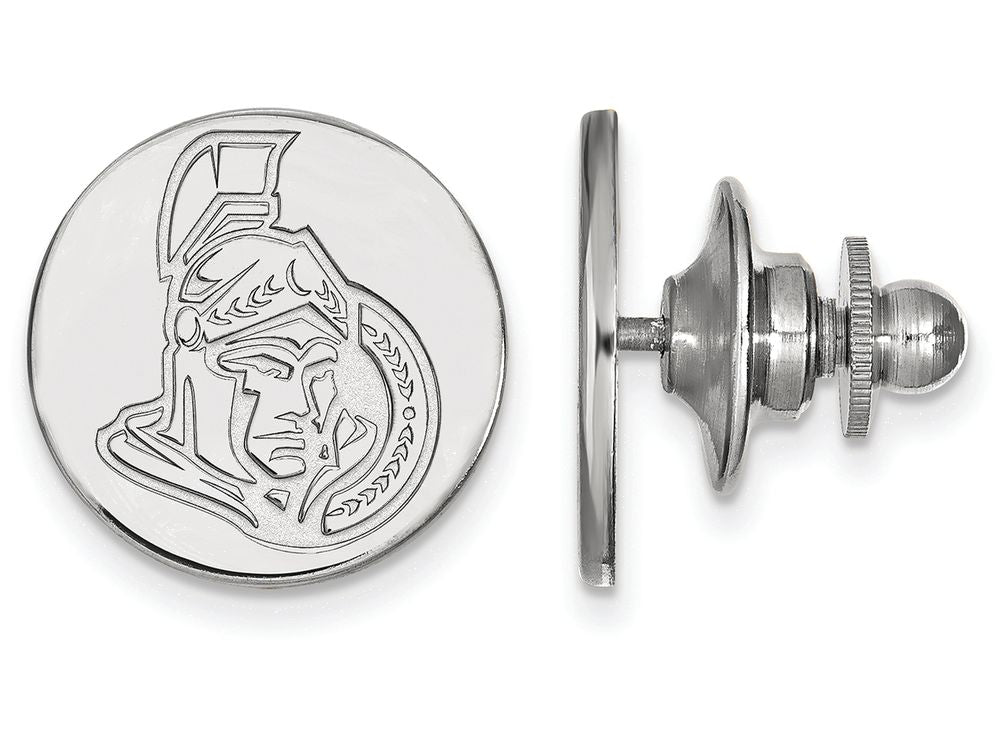 LogoArt Sterling Silver Ottawa Senators Lapel Pin