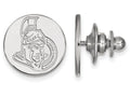 LogoArt Sterling Silver Ottawa Senators Lapel Pin
