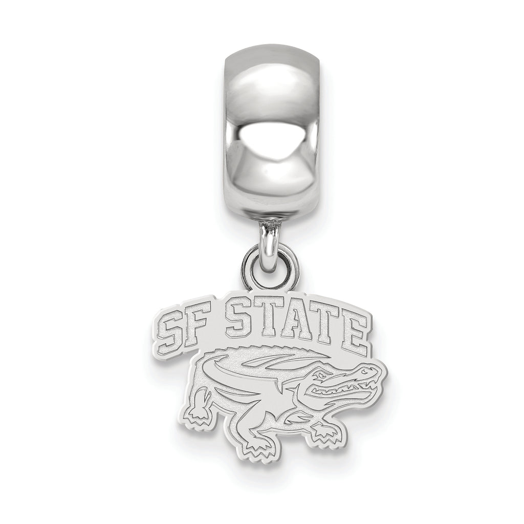 Logoart 925 Sterling Silver San Francisco State University Dangle Charm Bead