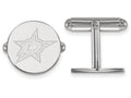 LogoArt Sterling Silver Dallas Stars Cuff Links