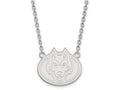 LogoArt Sterling Silver St. Cloud State Large Pendant Necklace