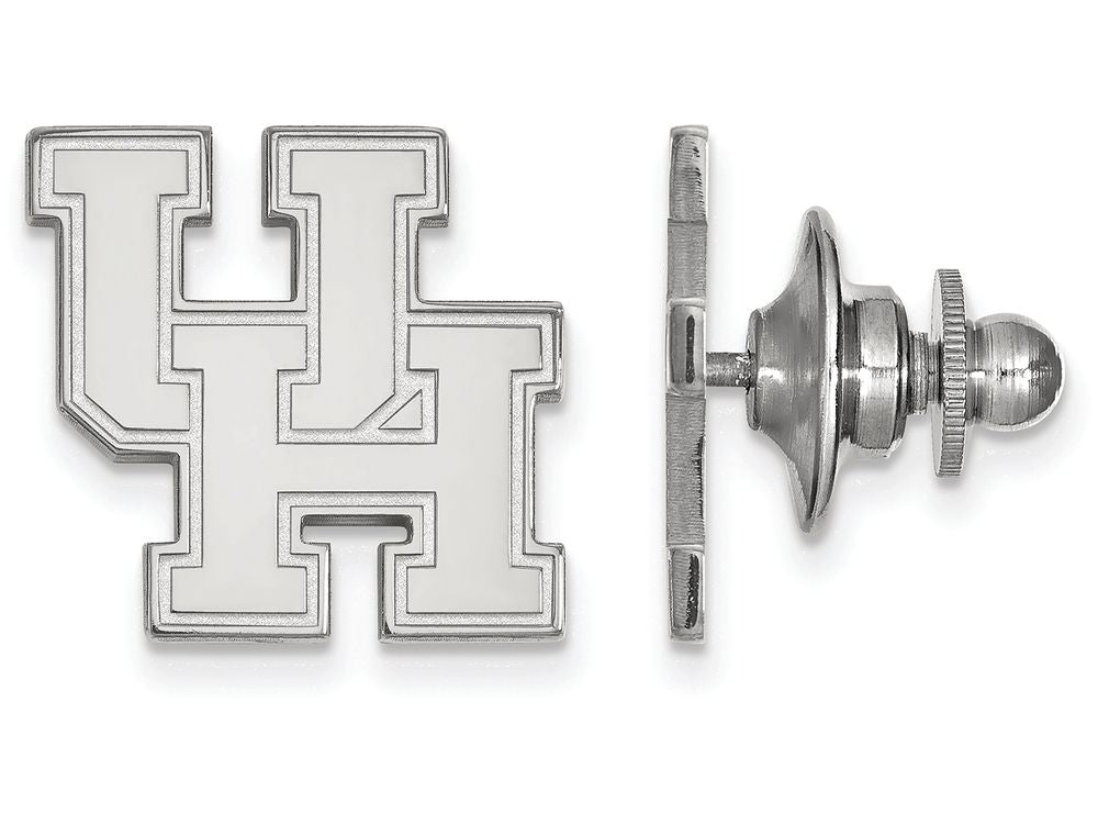 LogoArt Sterling Silver University Of Houston Lapel Pin