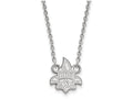 LogoArt Sterling Silver University Of New Orleans Small Pendant Necklace