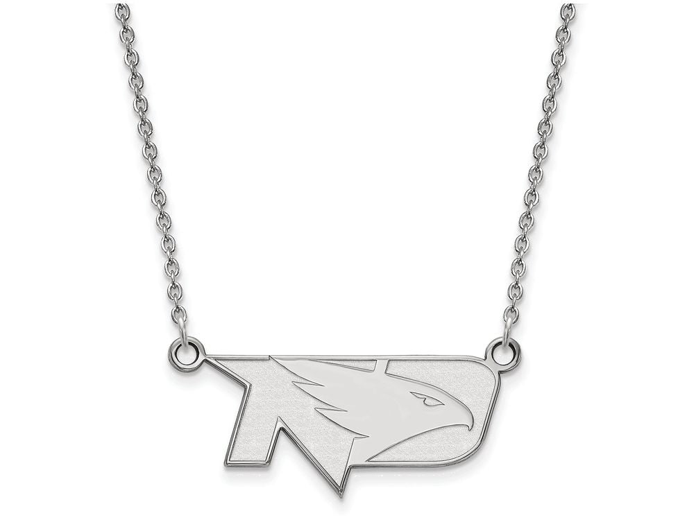 LogoArt Sterling Silver University Of North Dakota Small Pendant Necklace