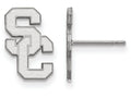Logoart 925 Sterling Silver University Of Southern California Small Post Earrings