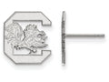 LogoArt Sterling Silver University Of South Carolina Small Post Earrings