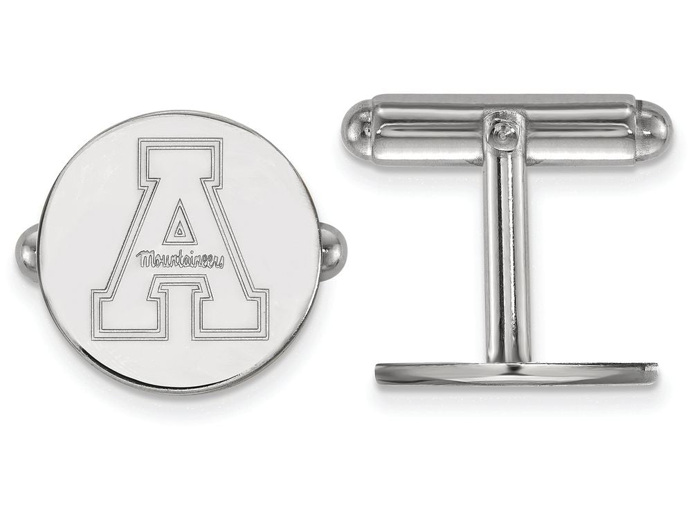 LogoArt Sterling Silver Appalachian State University Cuff Link