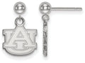 LogoArt Sterling Silver Auburn University Earrings Dangle Ball