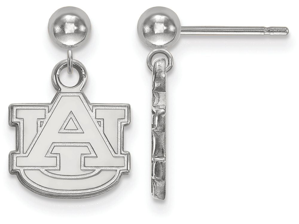 LogoArt Sterling Silver Auburn University Earrings Dangle Ball
