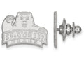 LogoArt Sterling Silver Baylor University Lapel Pin