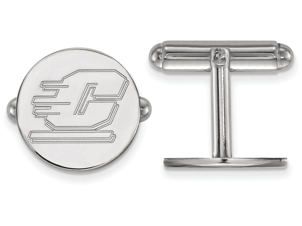 LogoArt Sterling Silver Central Michigan University Cuff Link