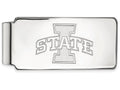 Logoart 925 Sterling Silver Iowa State University Money Clip
