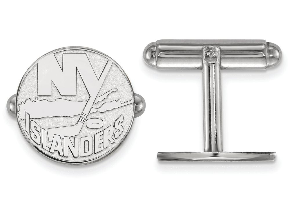 LogoArt Sterling Silver New York Islanders Cuff Links