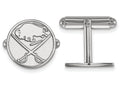 LogoArt Sterling Silver Buffalo Sabres Cuff Links