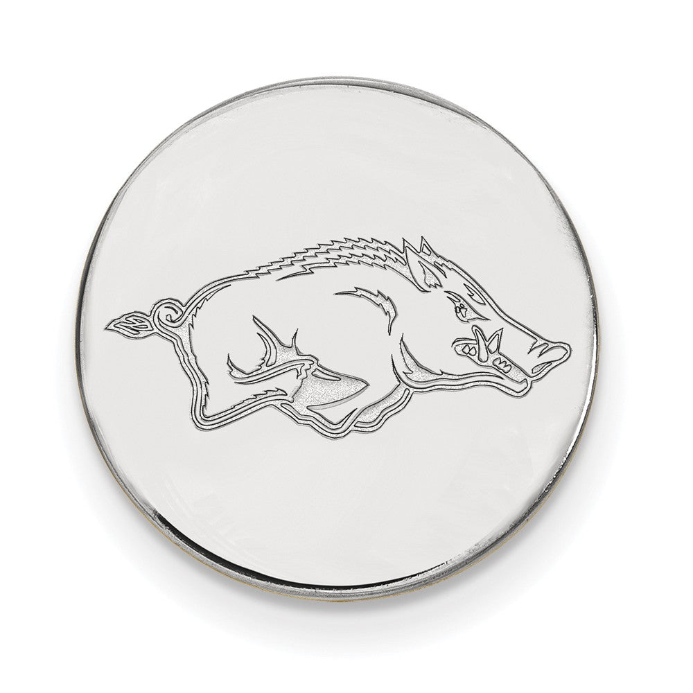 LogoArt Sterling Silver San Jose Sharks Cuff Links