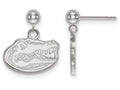 LogoArt Sterling Silver University Of Florida Earrings Dangle Ball