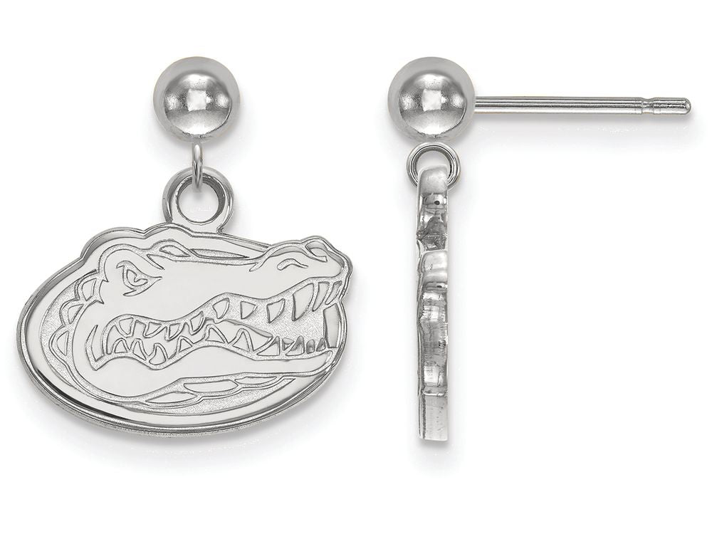 LogoArt Sterling Silver University Of Florida Earrings Dangle Ball