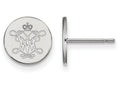 LogoArt Sterling Silver William And Mary Small Disc Earrings