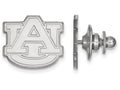 LogoArt Sterling Silver Auburn University Lapel Pin