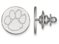 LogoArt Sterling Silver Clemson University Lapel Pin