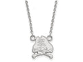 LogoArt Sterling Silver East Carolina University Small Pendant Necklace