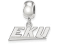 LogoArt Sterling Silver Eastern Kentucky University Bead Charm Charm Xs Dangle Bead Charm