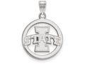 LogoArt Sterling Silver Iowa State University Sm Pendant Necklace In Circle